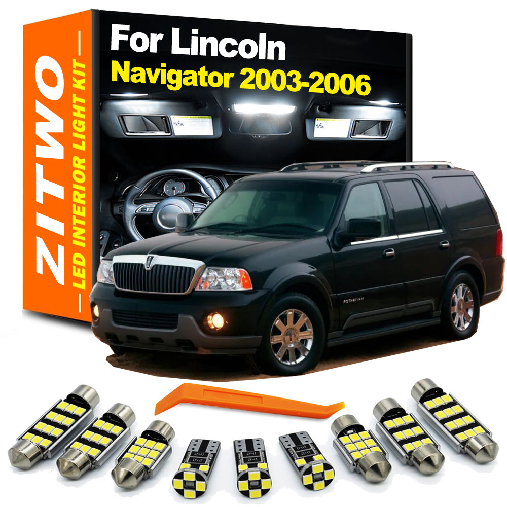 AutoGlowLED 14-Piece Canbus LED Interior Light Kit for Lincoln Navigator 2003-2006