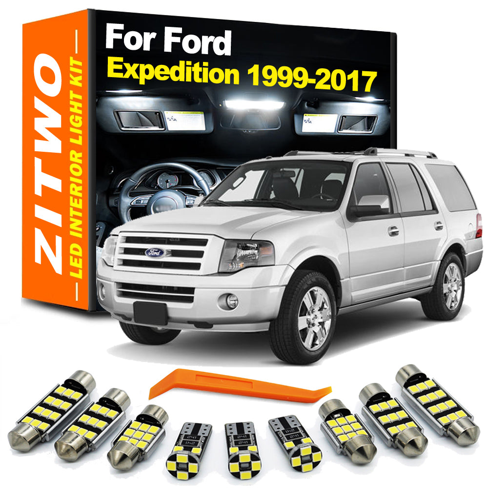 AutoGlowLED LED Interior Light Kit for Ford Expedition 1997-2017