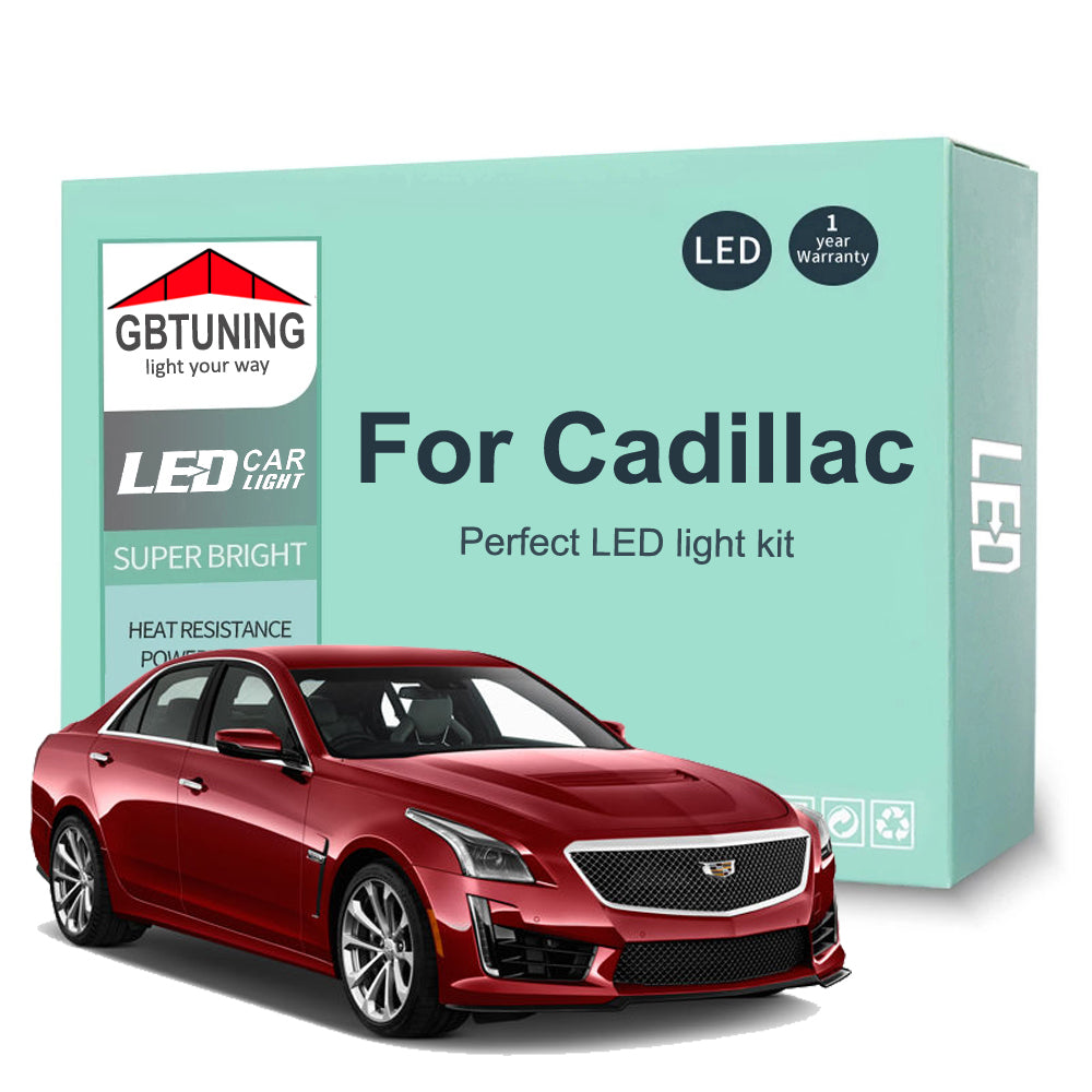 AutoGlowLED Canbus LED Interior Light Kit for Cadillac Escalade ATS SRX CTS STS XTS XLR