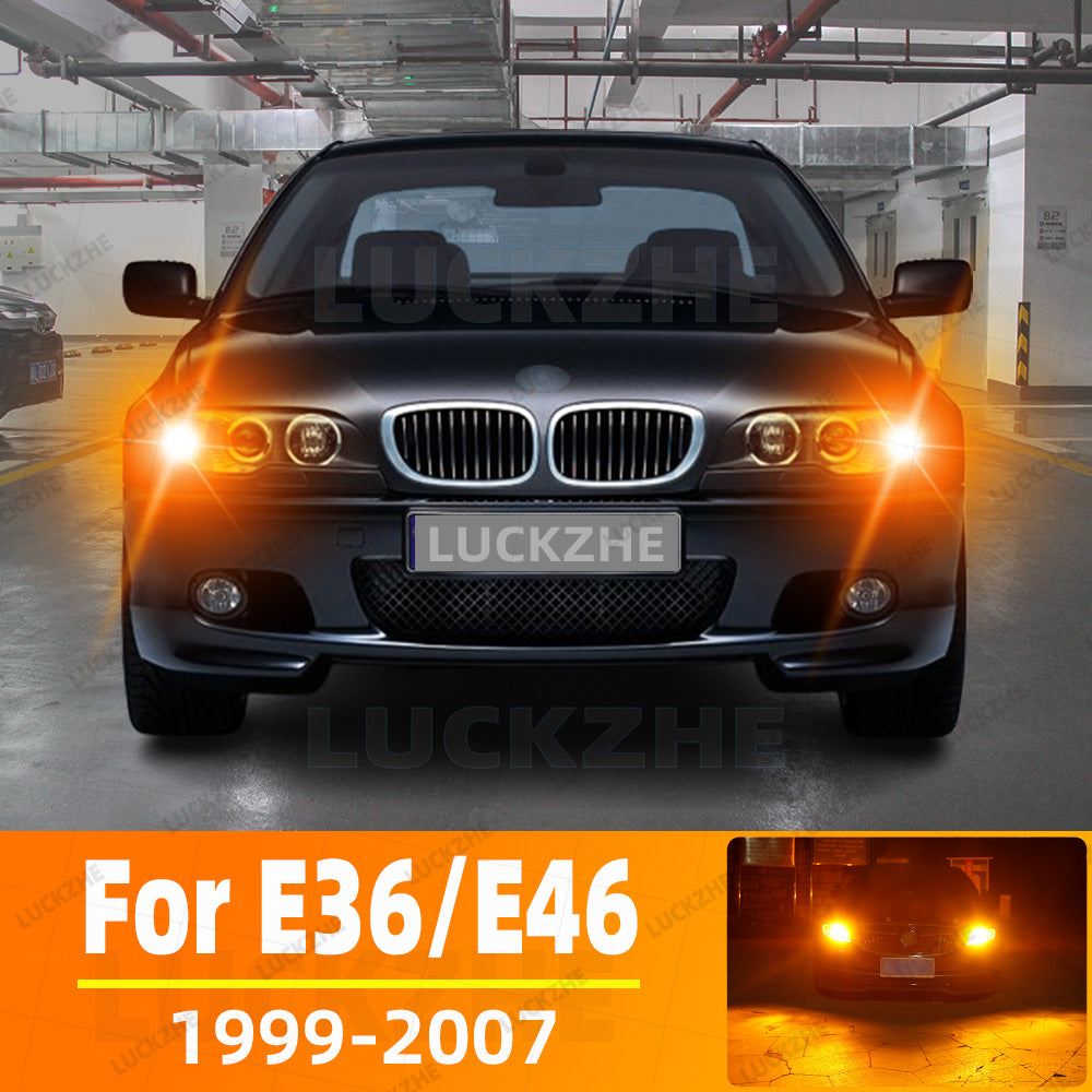 AutoGlowLED LED Turn Signal Lights for BMW 3-Series E36 E46 Amber