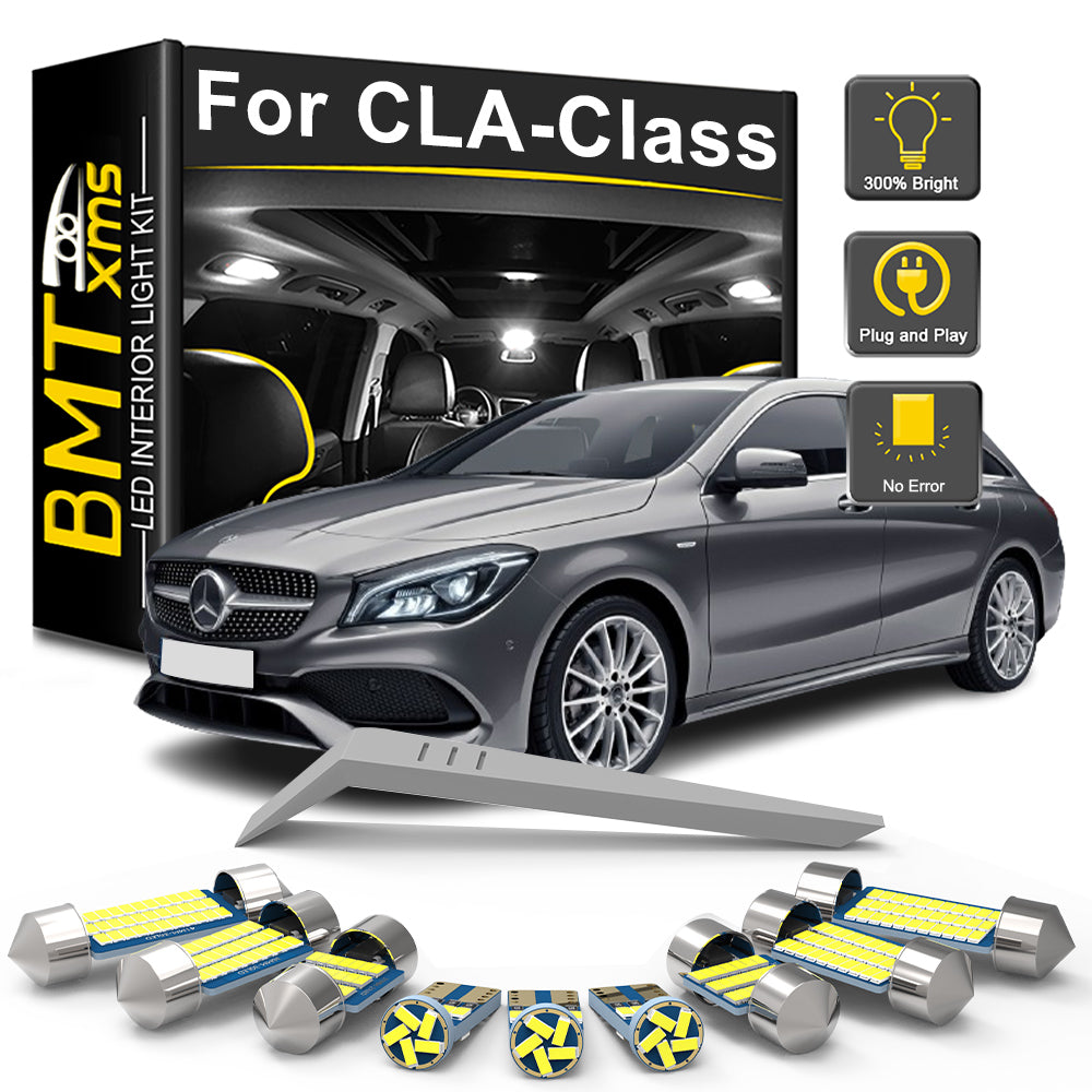 AutoGlowLED 20Pc LED Interior Light Kit for Mercedes-Benz CLA-Class C117 2013-2019