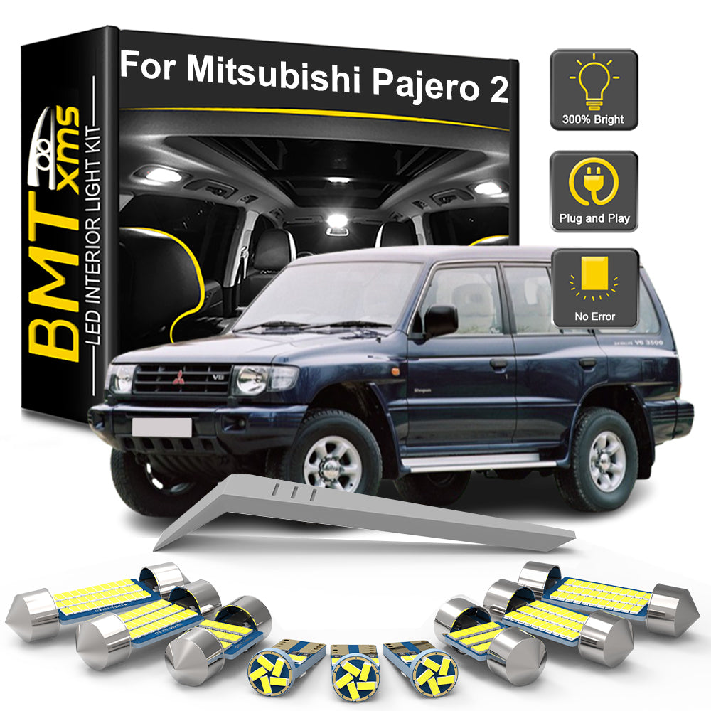 AutoGlowLED Canbus LED Interior Light Kit for Mitsubishi Pajero 2 V31 V32 V33 1990-1999