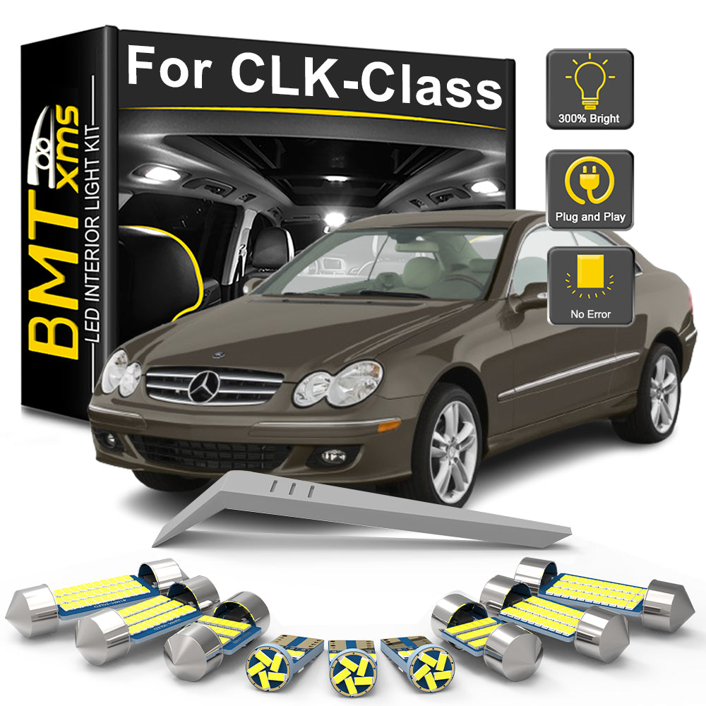 AutoGlowLED LED Interior Light Kit for Mercedes Benz CLK W209 C209 W208 C208 A209 A208 1998-2010