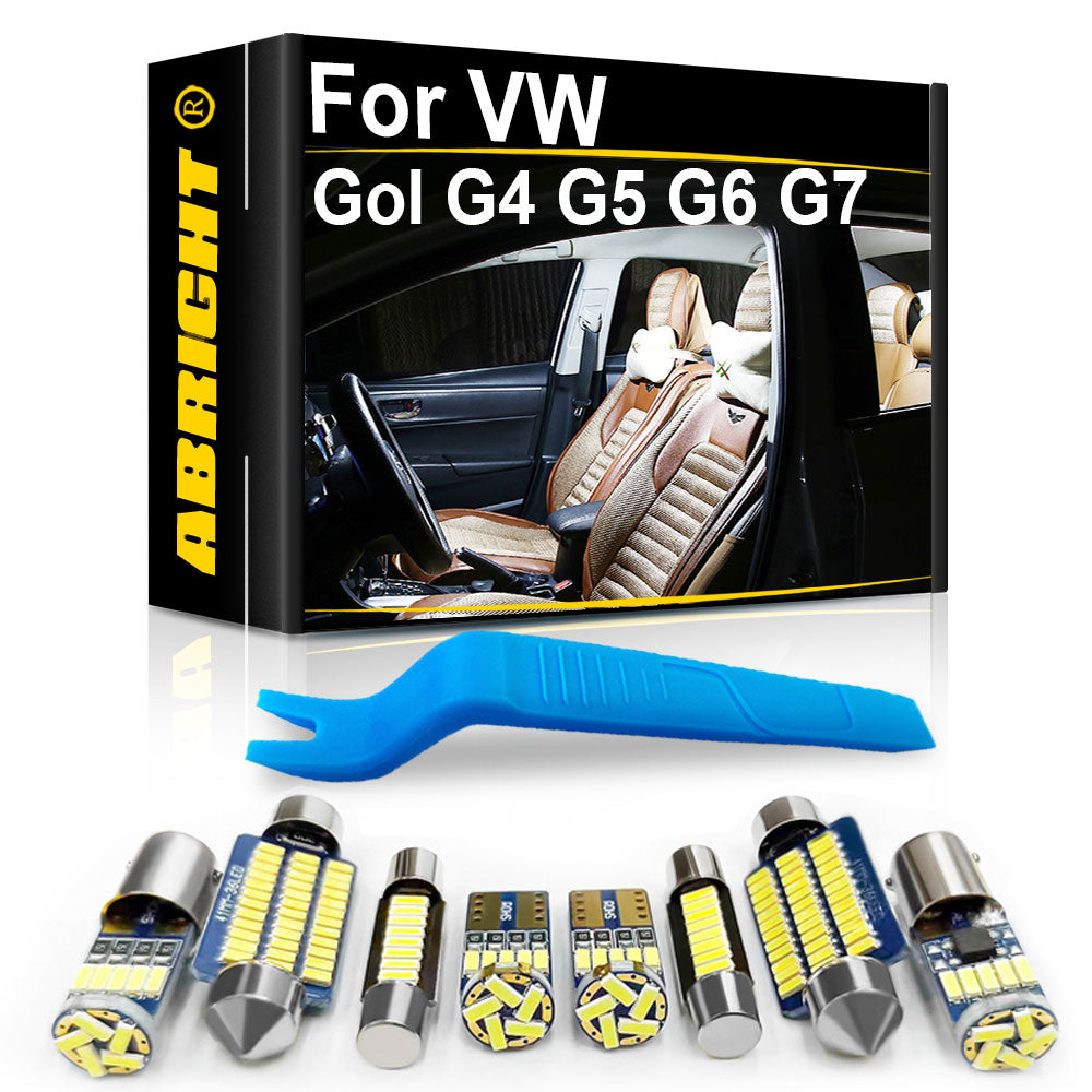 AutoGlowLED Canbus LED Interior Light Kit for VW Gol G4 G5 G6 G7