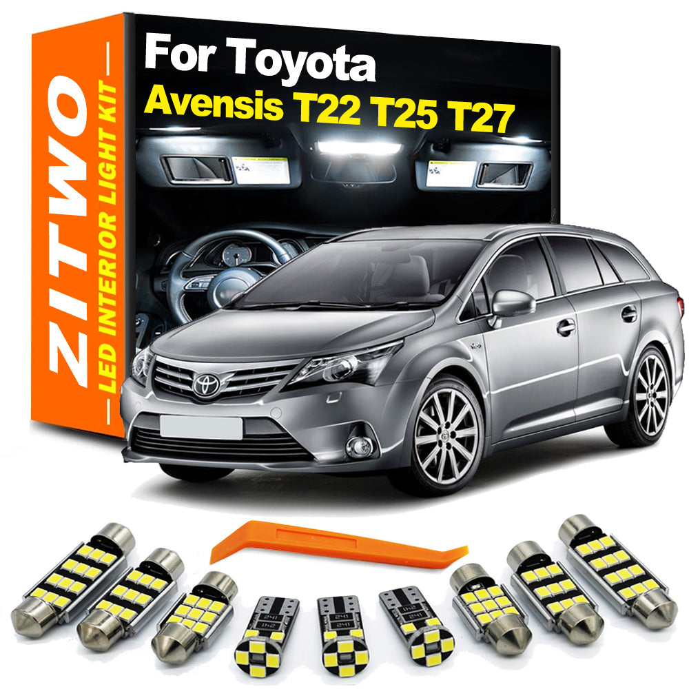 AutoGlowLED Canbus LED Interior Light Kit for Toyota Avensis T22 T25 T27 1997-2018