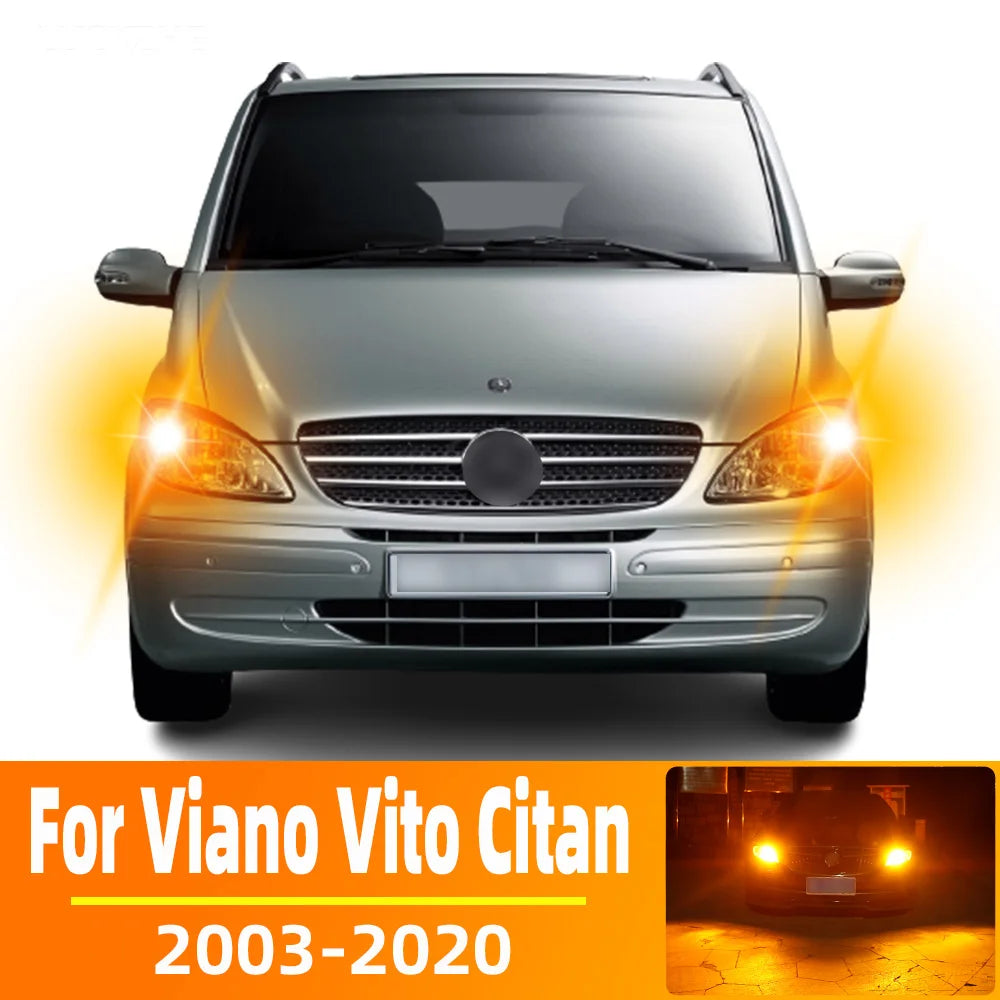 AutoGlowLED LED Turn Signal Light for Mercedes Benz Viano Vito W639 Citan W415