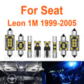 AutoGlowLED 16Pc LED Interior Light Kit for Seat Leon MK1 1M 1999-2005 Canbus