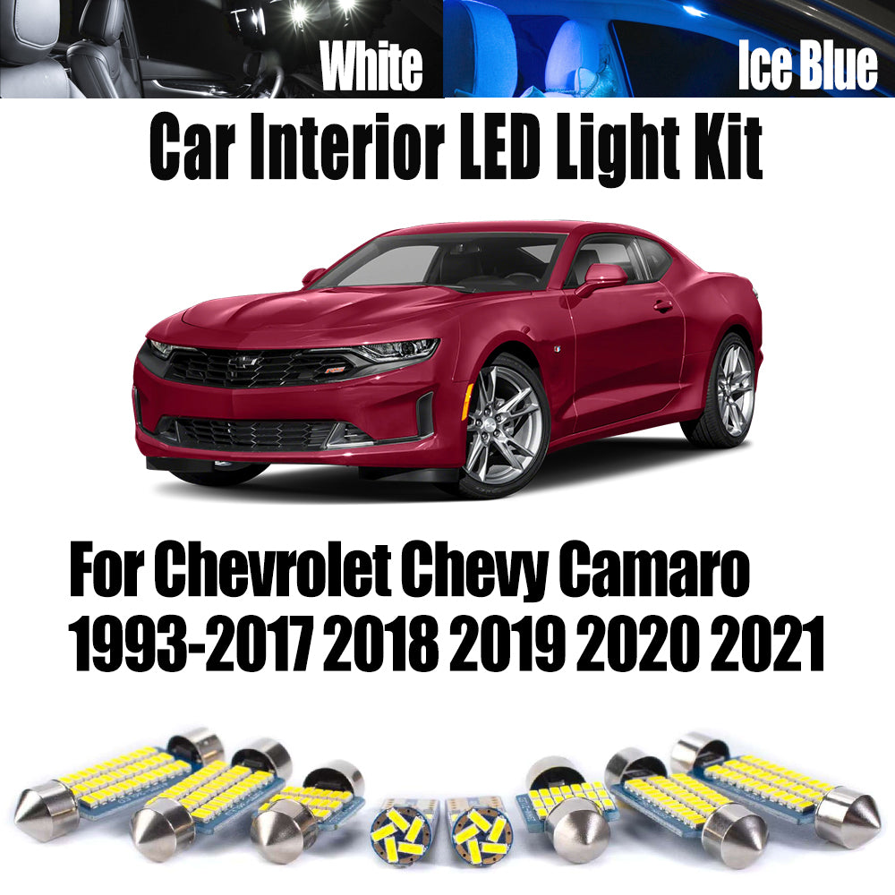 AutoGlowLED Canbus LED Interior Light Kit for Chevrolet Camaro 1993-2021