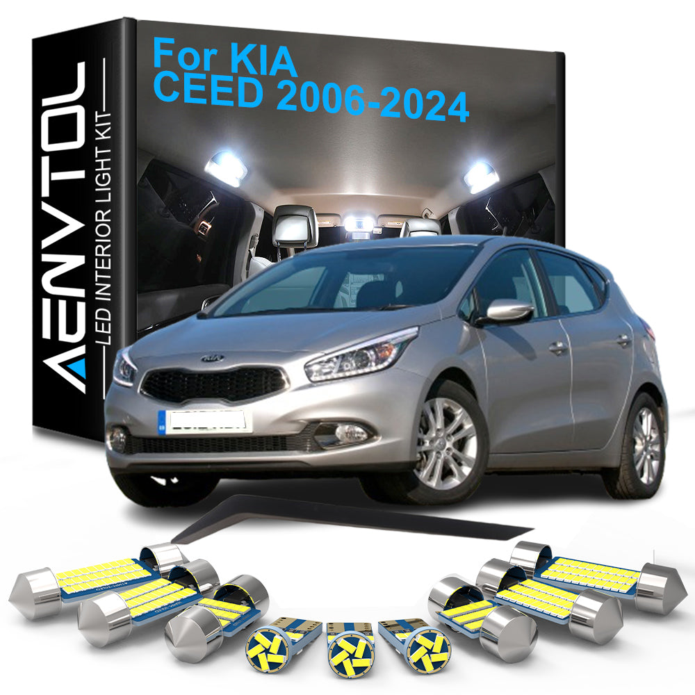 AutoGlowLED LED Interior Light Kit for KIA Ceed Canbus Error Free
