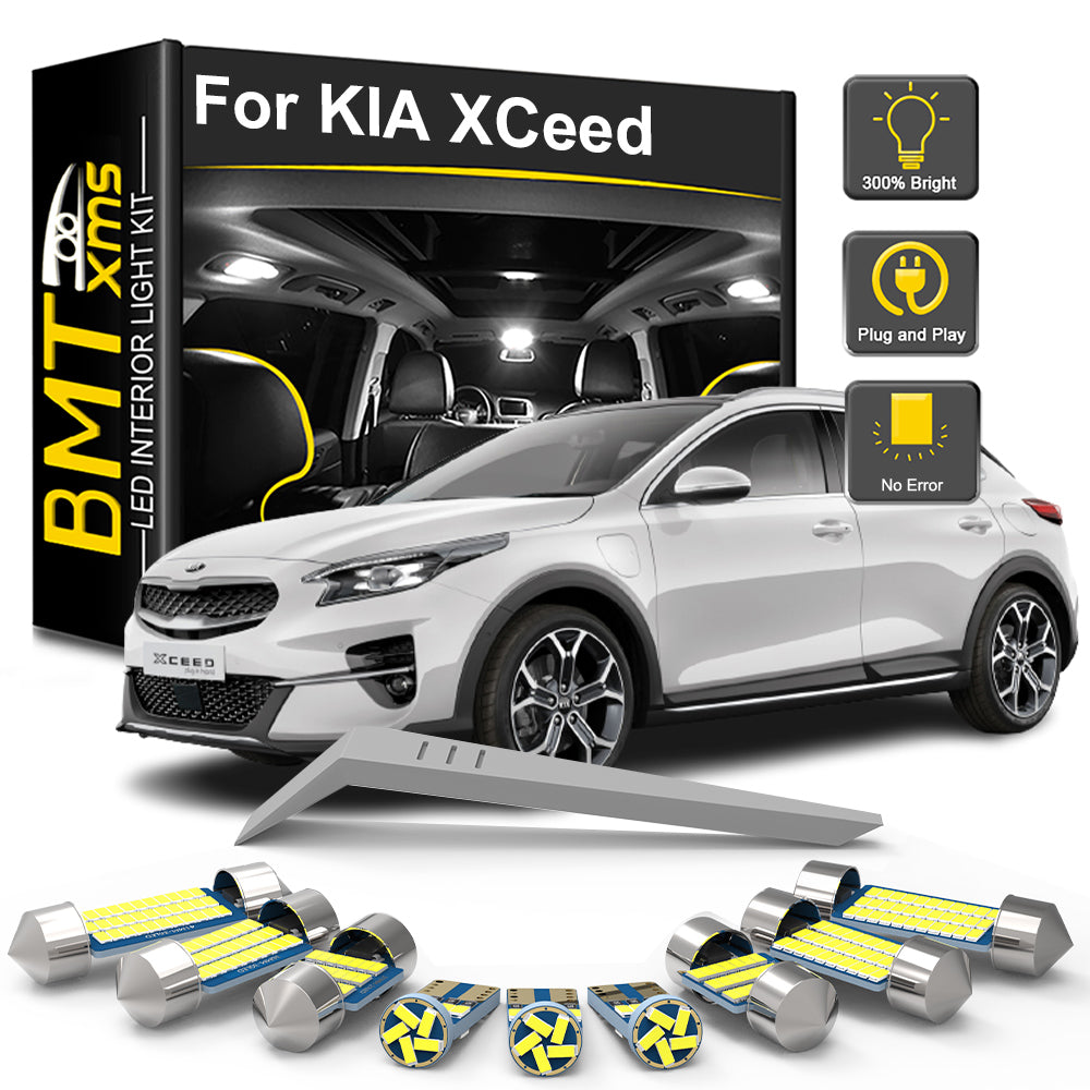 AutoGlowLED Canbus LED Interior Light Kit for KIA XCeed 2019-2023 12Pcs