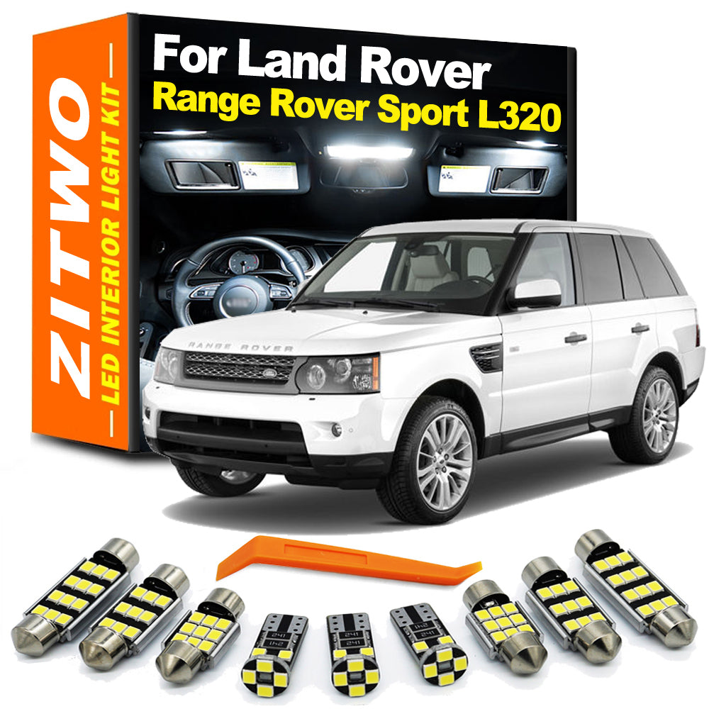 AutoGlowLED 18-Piece LED Interior Light Kit for Land Rover Range Rover Sport L320 2005-2013