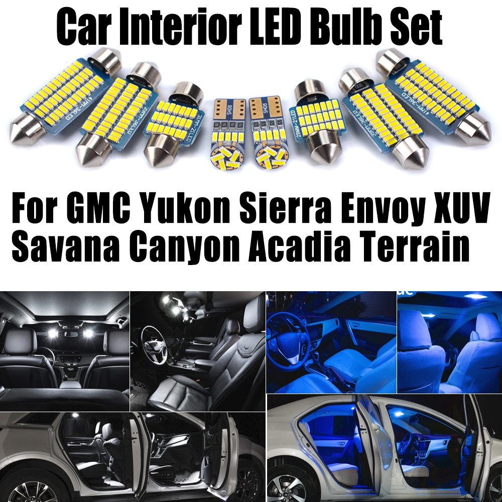 AutoGlowLED Canbus LED Interior Light Kit for GMC Yukon Sierra Acadia