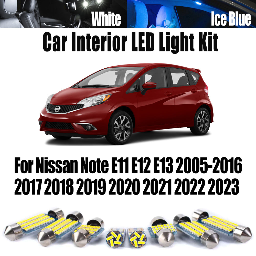 AutoGlowLED LED Interior Light Kit for Nissan Note E11 E12 E13
