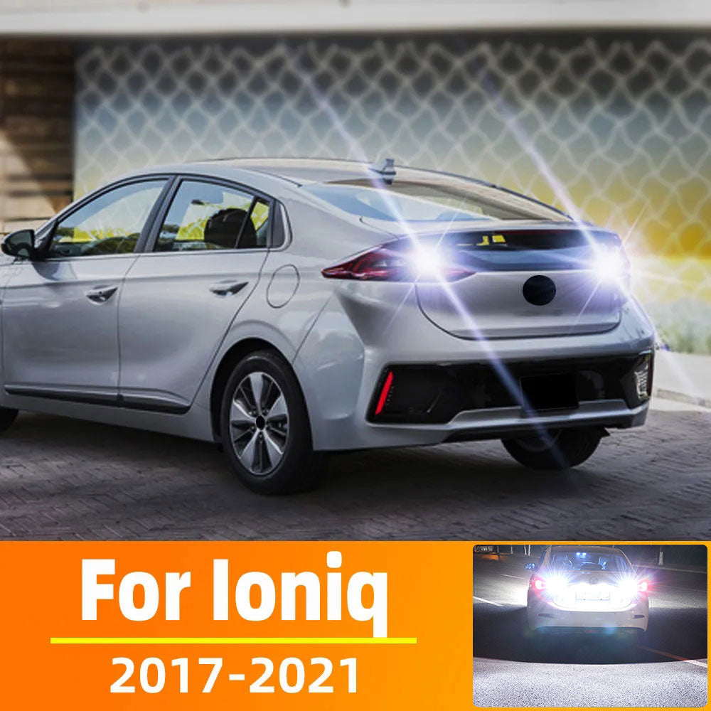 AutoGlowLED LED Reverse Backup Light Bulbs for Hyundai Ioniq 2017-2021, Canbus Error Free, 2Pcs