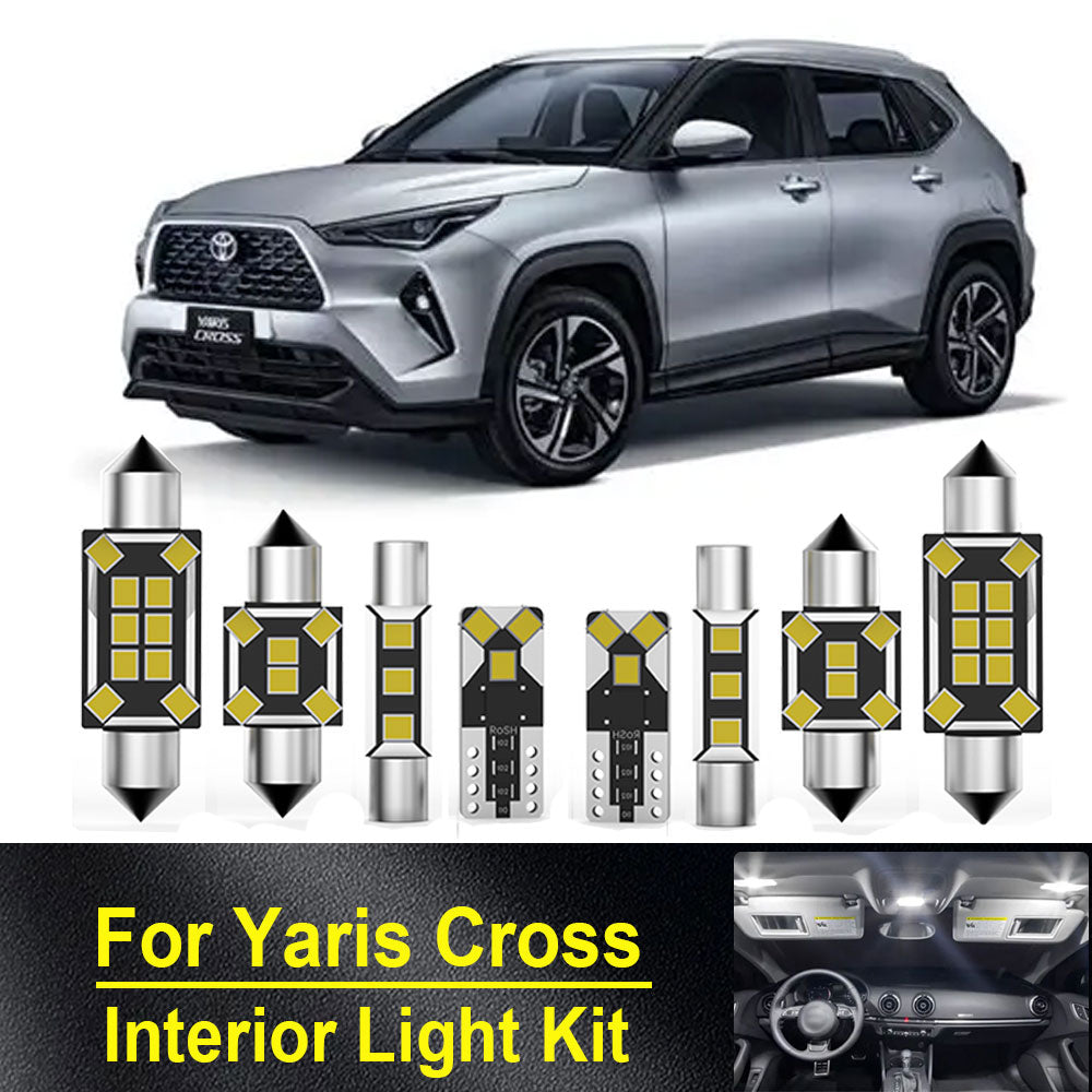 AutoGlowLED Interior LED Light Kit for Toyota Yaris Cross 2020-2024 Canbus