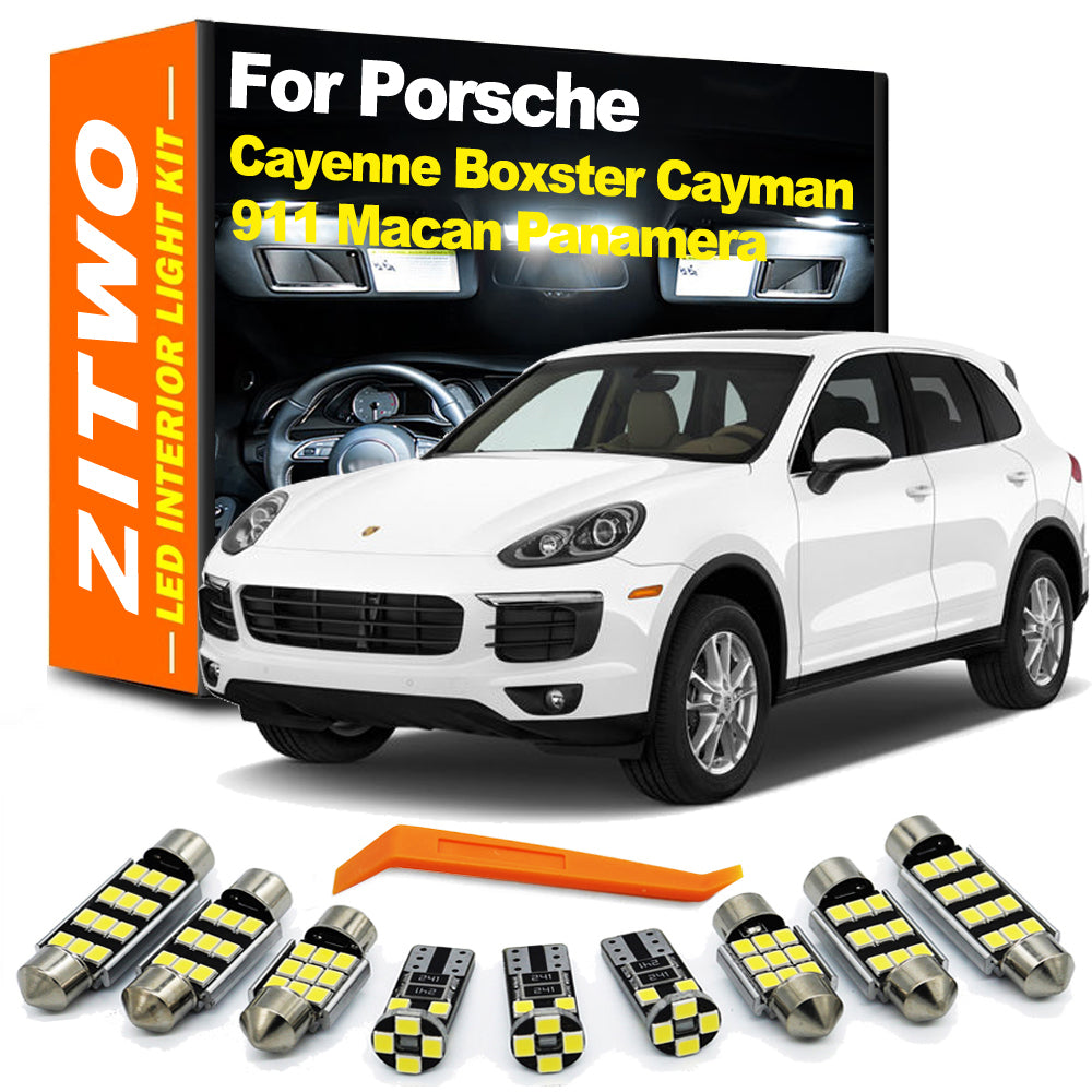 AutoGlowLED Canbus LED Interior Light Kit for Porsche 911 Cayenne Panamera Macan Boxster