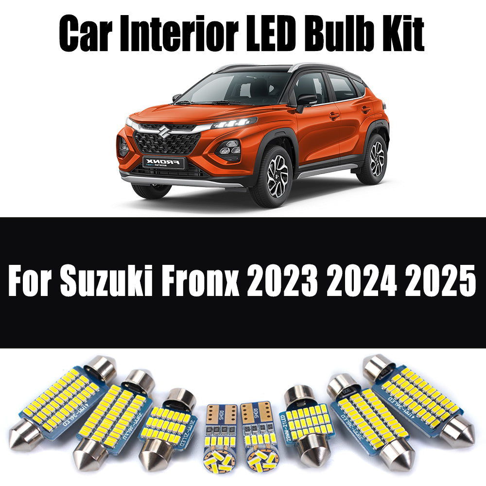 AutoGlowLED Interior LED Light Kit for Suzuki Fronx 2023-2025 10Pcs