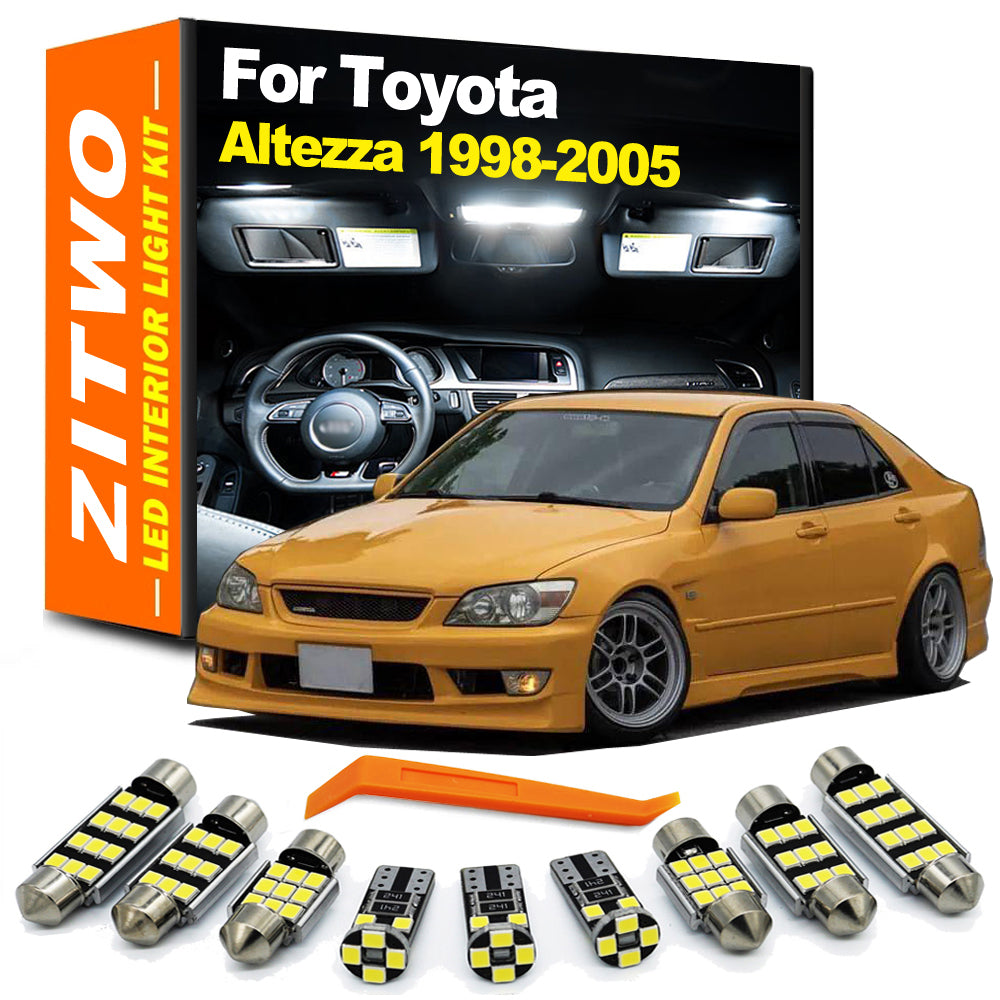 AutoGlowLED 13Pcs LED Interior Light Kit for Toyota Altezza 1998-2005