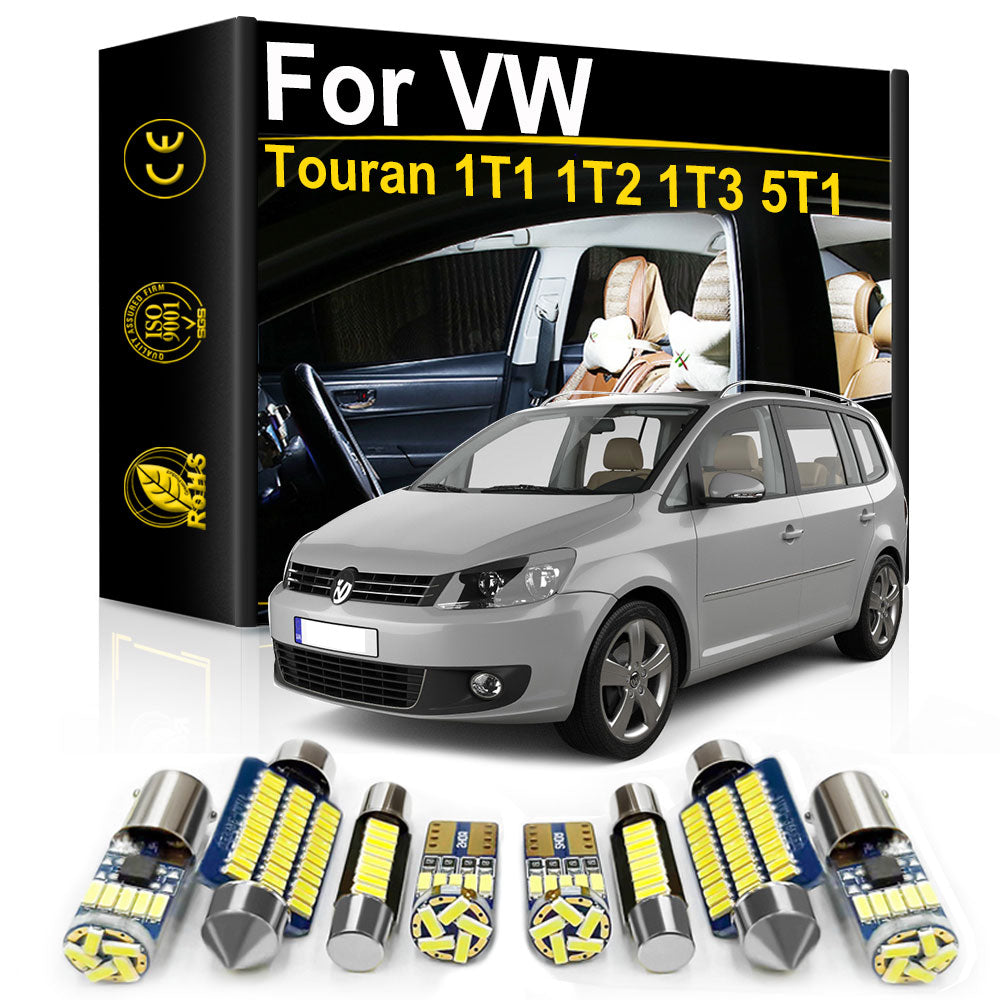 AutoGlowLED Canbus LED Interior Light Kit for VW Touran 1T1 1T2 1T3 5T1