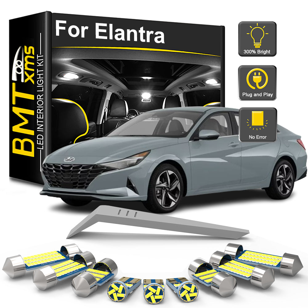 AutoGlowLED Interior LED Light Kit for Hyundai Elantra XD HD MD UD AD 2001-2023 Canbus