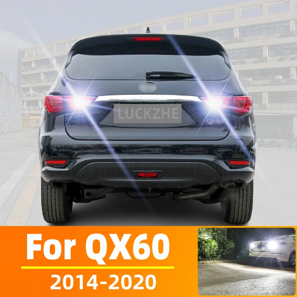AutoGlowLED LED Backup Reverse Light Bulbs for Infiniti QX60 2014-2020