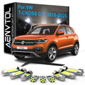 AutoGlowLED 7pcs LED Interior Light Kit for VW T-CROSS C11 2018-2025 Canbus