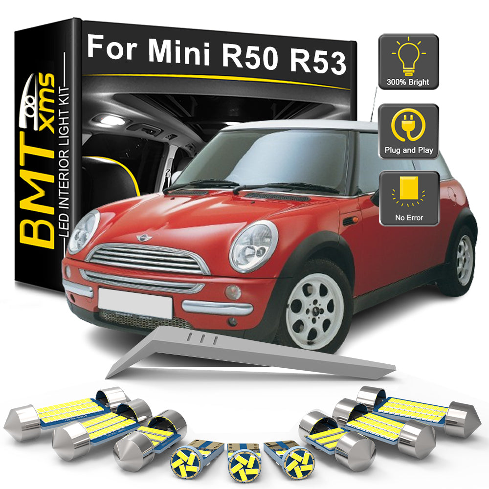 AutoGlowLED LED Interior Light Kit for Mini R50 R53 Copper 2001-2006 Canbus