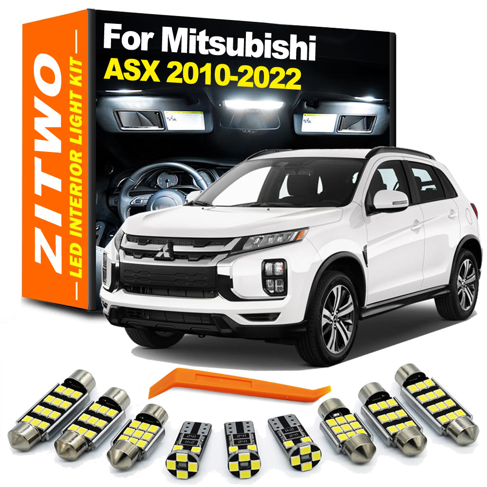 AutoGlowLED 11Pcs LED Interior Light Kit for Mitsubishi ASX 2010-2022