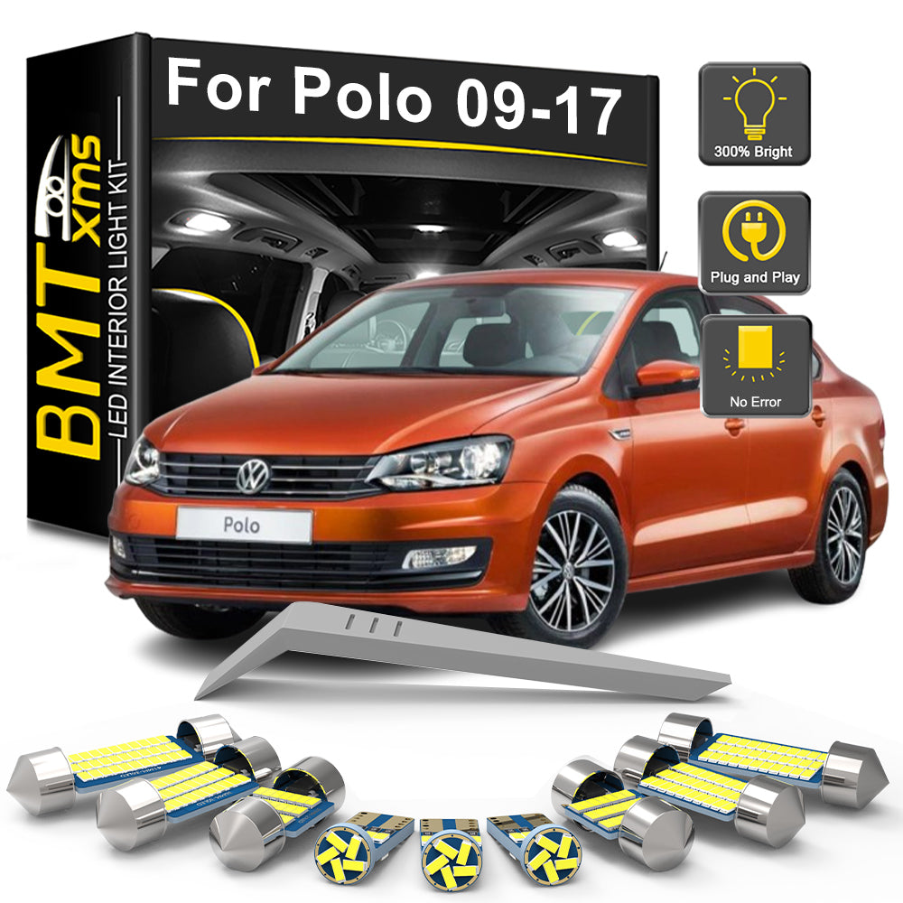AutoGlowLED Canbus LED Interior Light Kit for VW Polo MK5 6R 6C 2009-2017
