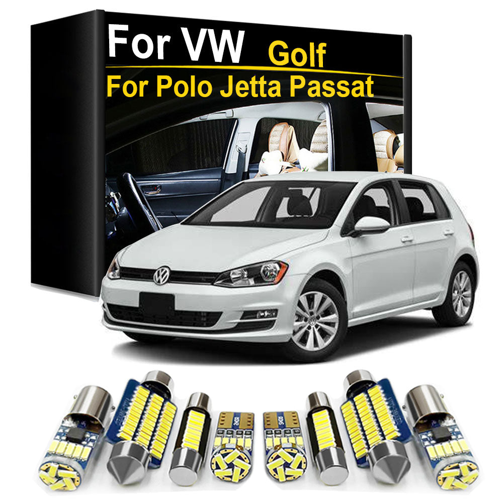 AutoGlowLED Interior LED Light Kit for VW Golf Jetta Passat Polo Canbus