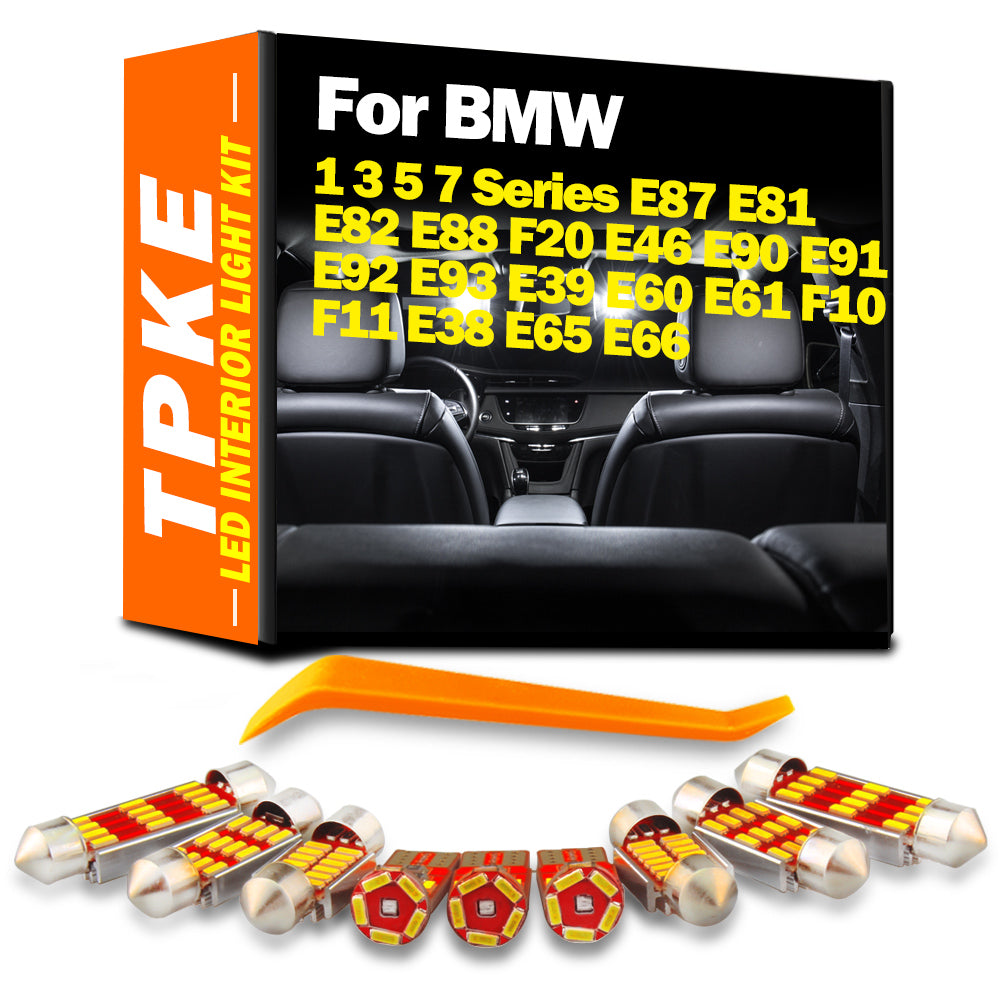AutoGlowLED Interior LED Roof Light Kit for BMW 1 3 5 7 Series
