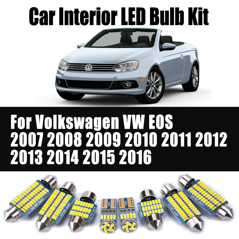 AutoGlowLED Canbus LED Interior Light Kit for VW EOS 2007-2016