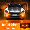 AutoGlowLED 2Pcs ABARTH 124 Spider Front Rear LED Turn Signal Bulbs 2016-2024