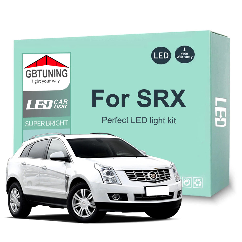 AutoGlowLED LED Interior Light Kit for Cadillac SRX 2004-2016 Canbus