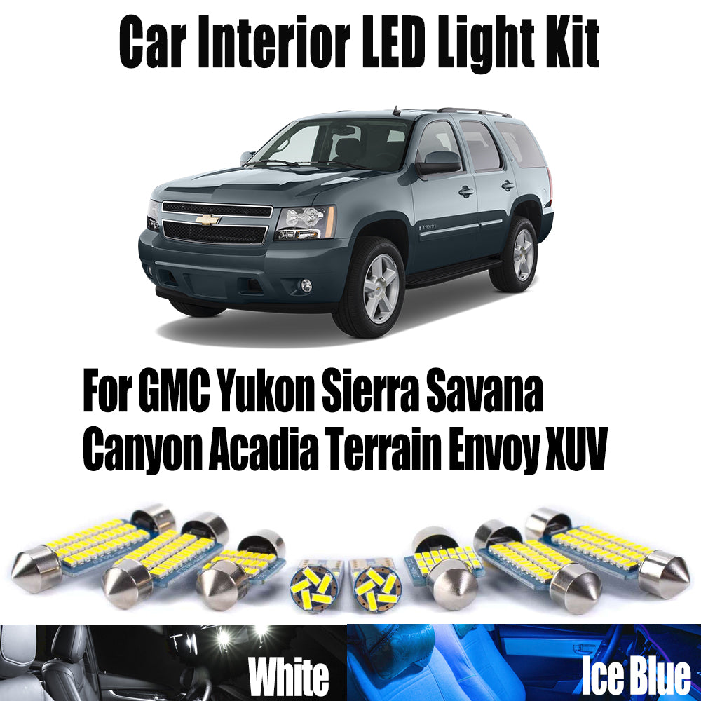 AutoGlowLED Canbus LED Interior Light Kit for GMC Yukon Sierra Acadia Canyon