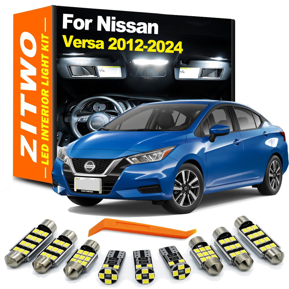 AutoGlowLED Canbus LED Interior Light Kit for Nissan Versa 2012-2024