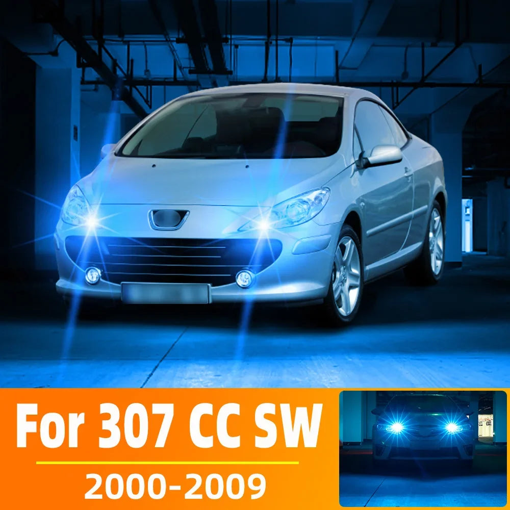 AutoGlowLED LED Parking Light for Peugeot 307 CC SW 2000-2009, 2pcs