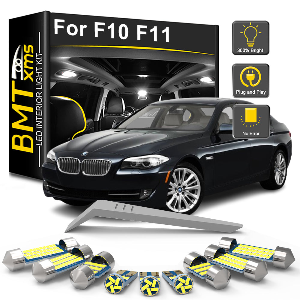 AutoGlowLED Canbus LED Interior Light Kit for BMW 5 Series M5 F10 F11 2010-2016