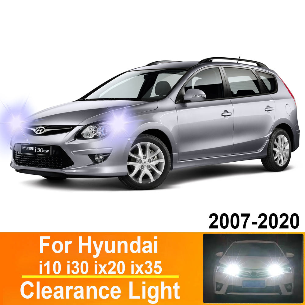 AutoGlowLED T10 W5W LED Interior Light for Hyundai i10 i30 ix20 ix35