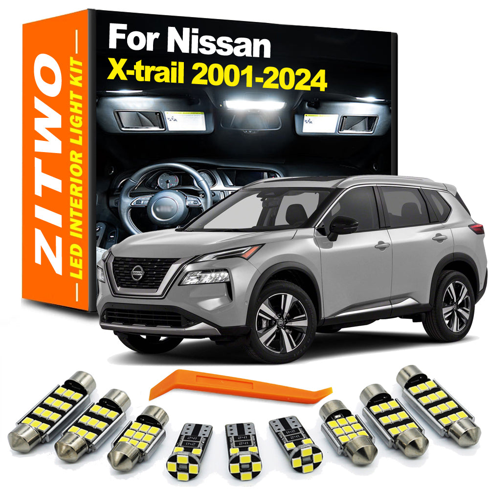 AutoGlowLED LED Interior Light Kit for Nissan X-Trail T30 T31 T32 T33 2001-2024