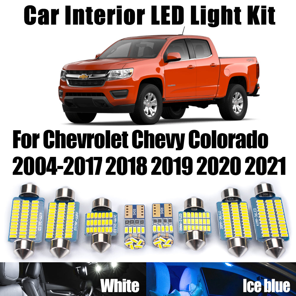 AutoGlowLED LED Interior Light Kit for Chevy Colorado 2004-2021 Canbus