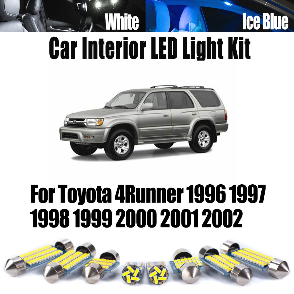 AutoGlowLED 14Pc LED Interior Light Kit for Toyota 4Runner 1996-2002