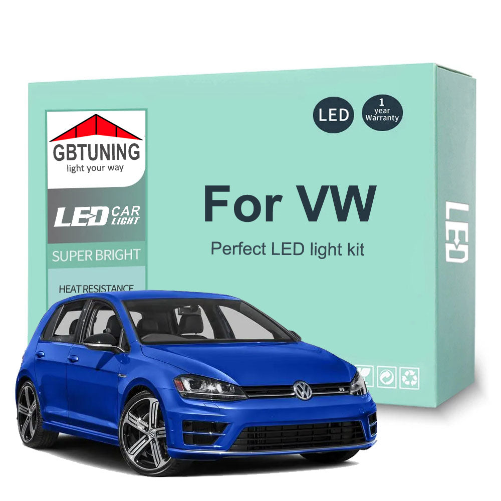 AutoGlowLED Canbus LED Interior Light Kit for VW Golf Jetta Passat Polo