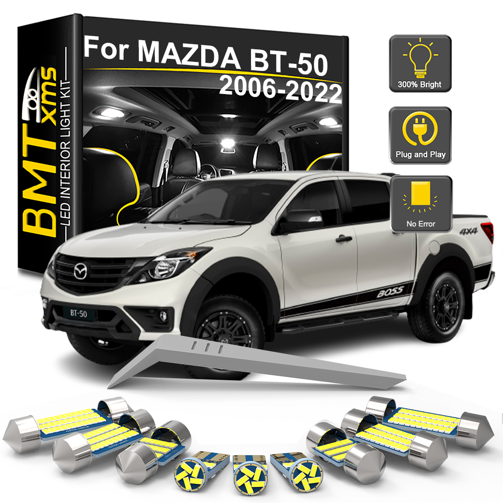 AutoGlowLED Canbus LED Interior Light Kit for Mazda BT-50 BT50 2006-2022