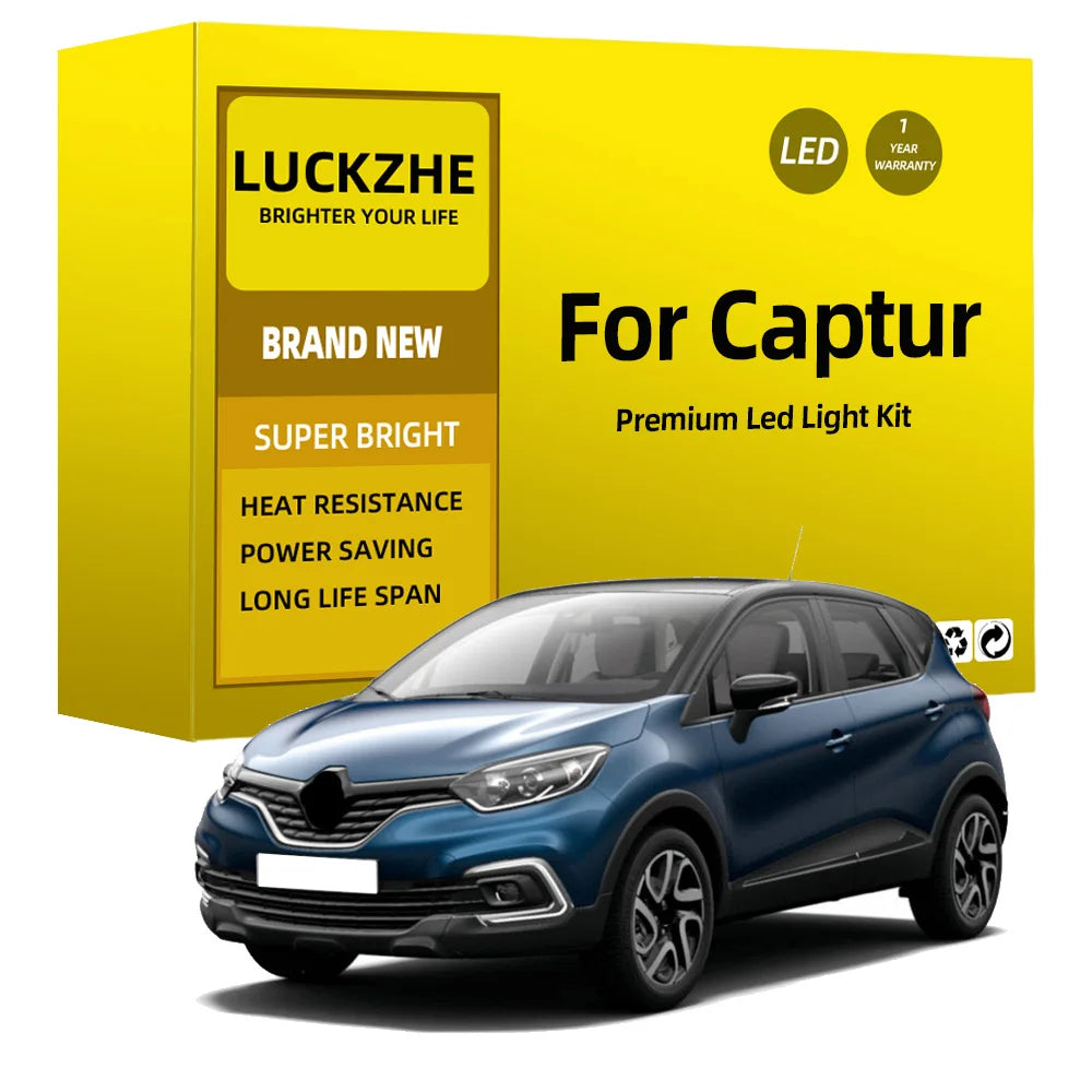 AutoGlowLED Interior Light Kit for Renault Captur 2013-2022 Canbus Error Free