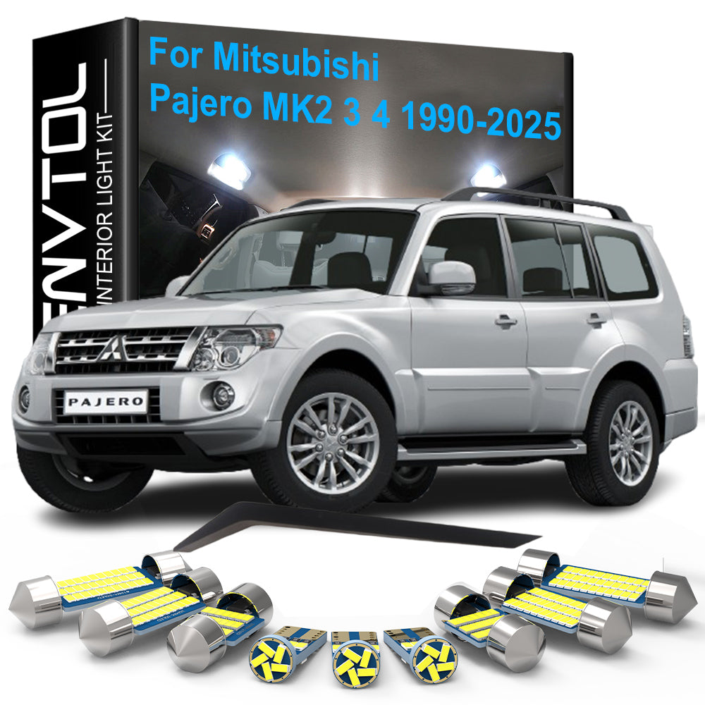 AutoGlowLED Car LED Interior Lamp Kit for Mitsubishi Pajero MK2 MK3 MK4 Canbus Error Free