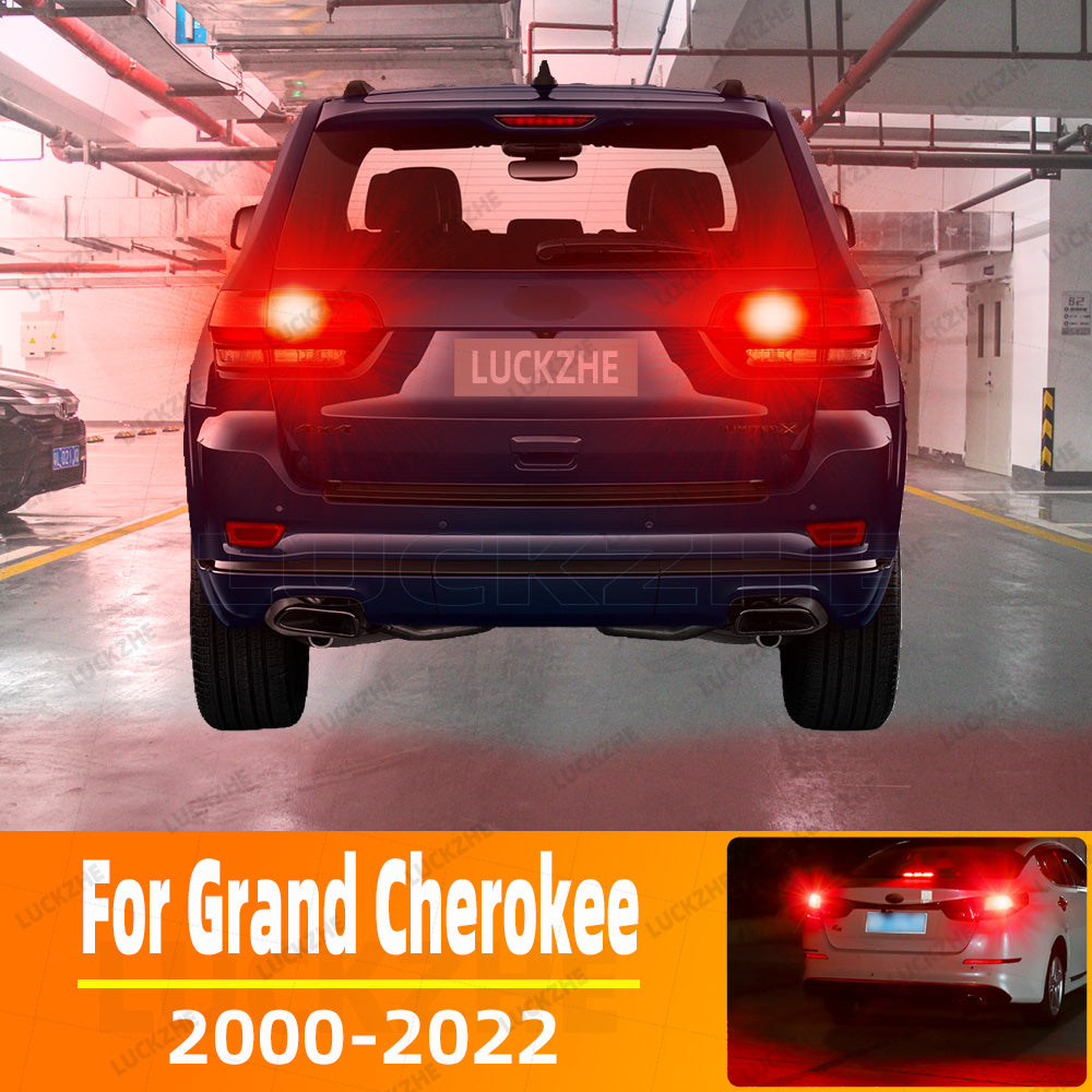 AutoGlowLED 2pcs Car LED Brake Stop Light Bulbs Red for Jeep Grand Cherokee