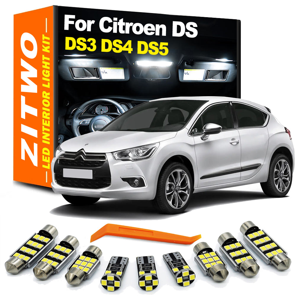 AutoGlowLED Canbus LED Interior Light Kit for Citroen DS3 DS4 DS5 2010-2020