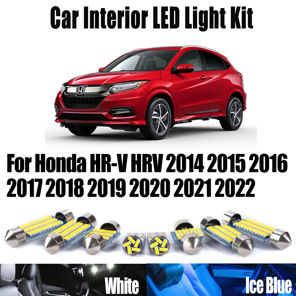 AutoGlowLED 12Pc Canbus LED Interior Light Kit for Honda HR-V HRV 2014-2022