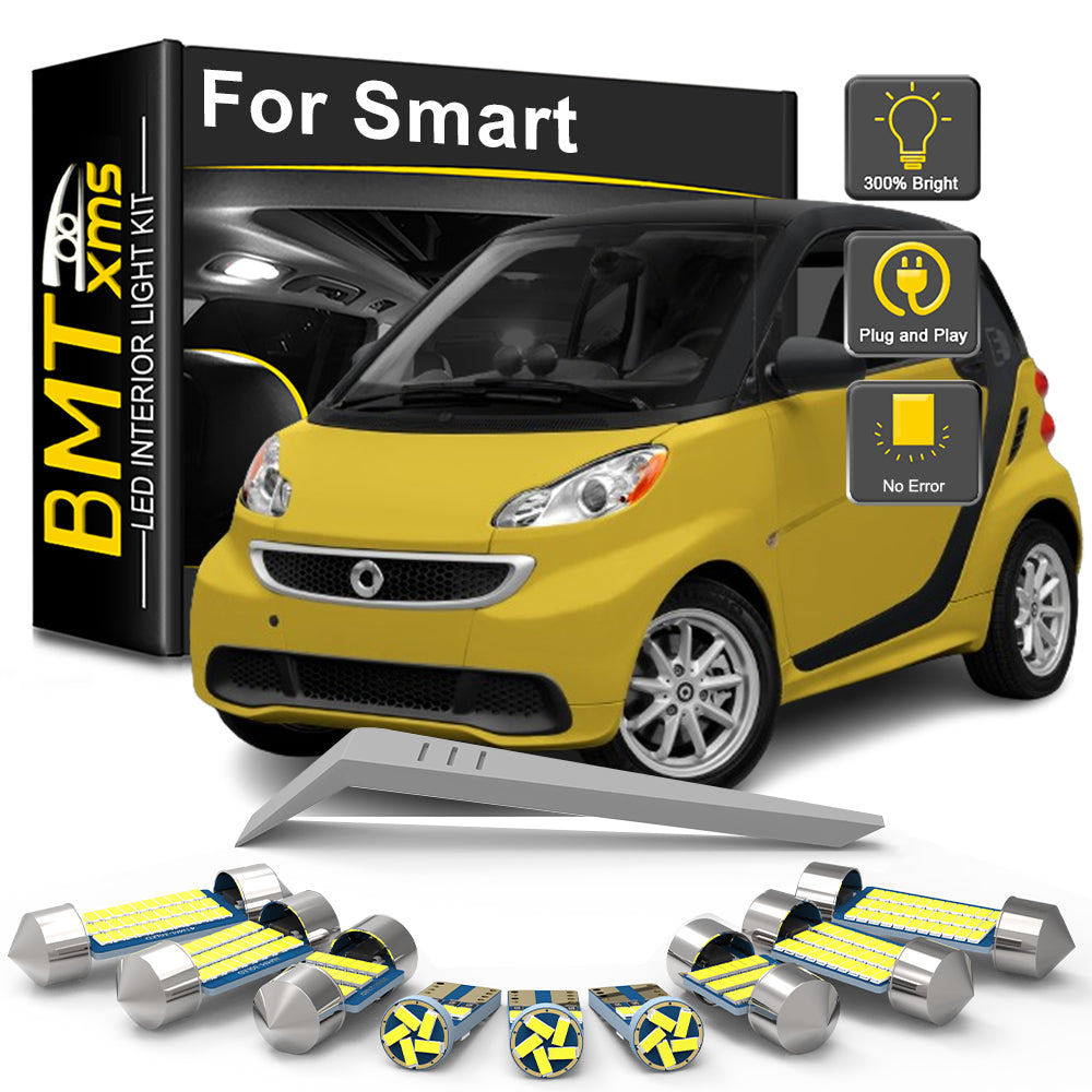 AutoGlowLED LED Interior Light Kit for Smart Fortwo Forfour 450 451 452 453 454